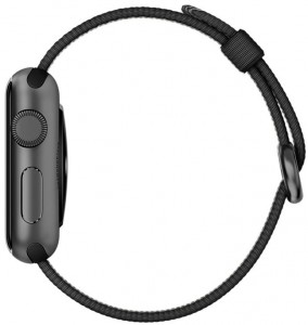 - Apple Watch Sport 38mm Space Gray Aluminum Case with Black Woven Nylon (MMF62) 3