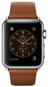 - Apple Watch 38mm Stainless Steel Case with Saddle Brown Classic Buckle (MMF72) 5