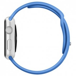 - Apple Watch Sport 42mm Silver Aluminum Case with Royal Blue Sport Band (MMFM2) 3