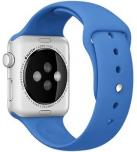 - Apple Watch Sport 42mm Silver Aluminum Case with Royal Blue Sport Band (MMFM2) 4