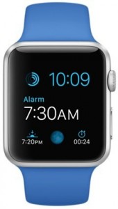 - Apple Watch Sport 42mm Silver Aluminum Case with Royal Blue Sport Band (MMFM2) 5