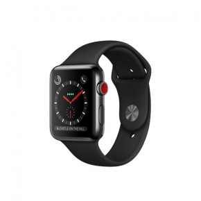 - Apple Watch Series 3 GPS + Cellular 42mm Space Black (MQK92)