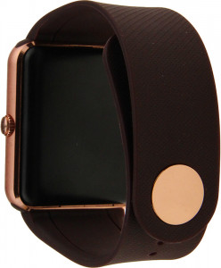 - UWatch Smart GT08 Gold/Brown 4