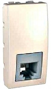   RJ11 1- Schneider Electric Unica   (MGU3.490.25)