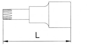   Licota   Spline 1/2 H4RM14A 3