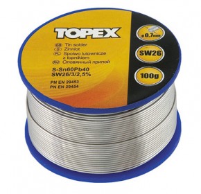  ' 60% Sn,  1.0 , 100  Topex (44E522)