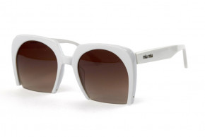   Glasses 54-18-white Miu Miu