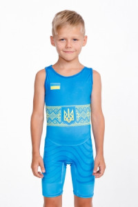    Berserk Wrestler Approved UWW Kids  Blue 2XS 4