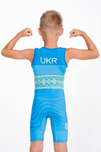    Berserk Wrestler Approved UWW Kids  Blue 2XS 6