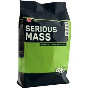  Optimum Nutrition Serious Mass 5,443  Strawberry (3042)