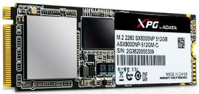 SSD  A-Data XPG SX8000 512GB (ASX8000NP-512GM-C) 4