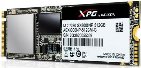 SSD  A-Data XPG SX8000 512GB (ASX8000NP-512GM-C) 5