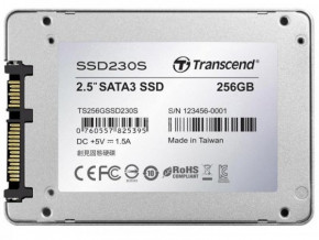 SSD  Transcend SSD230S 256Gb SATAIII 3D TLC (TS256GSSD230S) 4