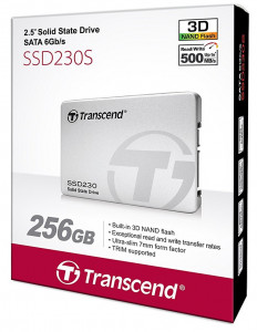 SSD  Transcend SSD230S 256Gb SATAIII 3D TLC (TS256GSSD230S) 6