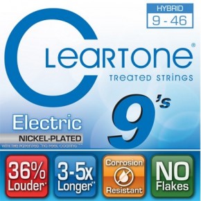    Cleartone 9419 Electric Nickel-Plated Hybrid 09-46