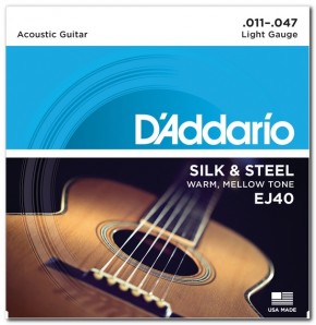    D'Addario EJ40 Silk & Steel Folk 11-47