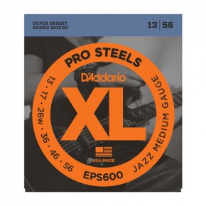    D'Addario EPS600 XL Pro Steels Jazz Medium 13-56