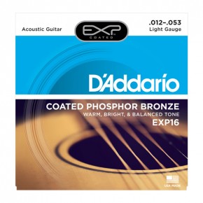    D'Addario EXP16 Exp Phosphor Bronze Light 12-53