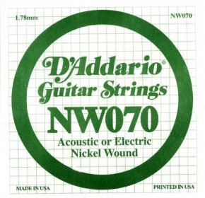    D'Addario NW070 XL Nickel Wound 070