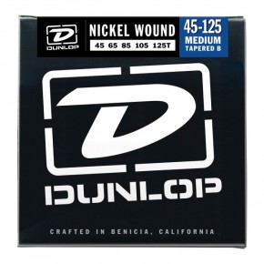   - Dunlop DBN45125T Nickel Plated Steel Medium 5 Tapered B 45-125