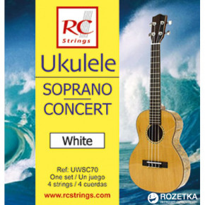    Royal classics UWSC70 Ukelele White Soprano-Concert