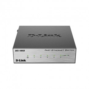  D-Link DES-1005D/O2 5-port Metal case