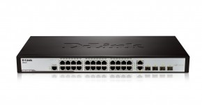  D-Link DES-3200-28/C1A (24-Port 10/100Mbps + 2-port Gb SFP + 2-port Combo Gb/SFP) L2