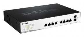  D-Link DGS-1100-10MPP/B 8xGE PoE, 242W 3