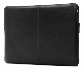    Decoded Leather Sleeve with Zipper Pocket  MacBook 12 black (D4SS12BK)