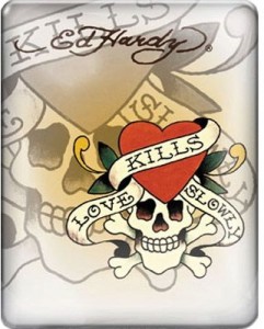  Ed Hardy  iPad White