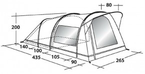  Outwell DeLuxe Birdland 4E 5