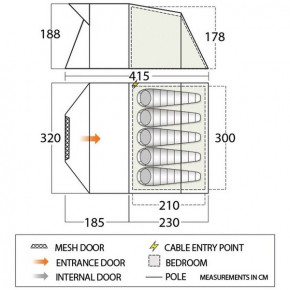  Vango Ascott 500 Treetops (925352) 3