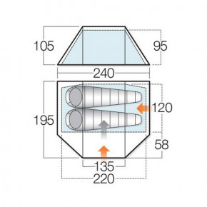  Vango Delta Alloy 200 Cactus (925675) 3