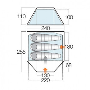  Vango Delta Alloy 300 Cactus (925676) 3