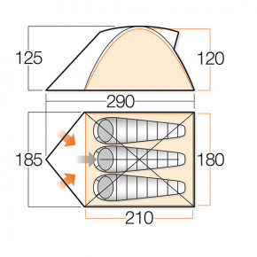  Vango Rock 300 River (925351) 4