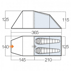  Vango Spey 200+ Treetops (925355) 3