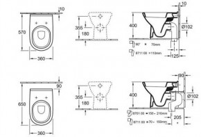  Villeroy & Boch O.Novo  36*56 56571001 3