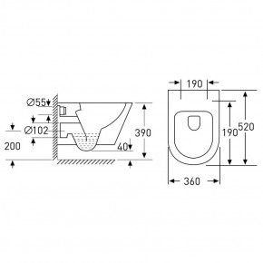  Volle Nemo Rimless 520x360x390  (13-17-316) 3