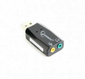  Gembird SC-USB2.0-01 USB2.0-Audio Black 