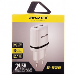   Awei 930 5V, 2.1A, 2 USB 6