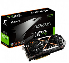  Gigabyte GeForce GTX1070 8GB GDDR5 WINDFORCE Stack 3x Metal Back Plate (GV-N1070AORUS-8GD) 5