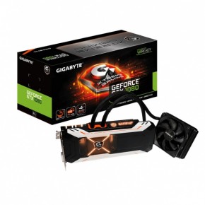  Gigabyte nVidia GTX 1080 8GB GDDR5X Water Cooling 1936Mhz (GV-N1080XTREME W-8GD)