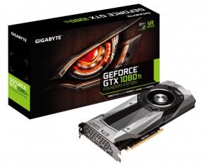  Gigabyte GeForce GTX1080 Ti 11GB GDDR5X Founders edition (GV-N108TD5X-B) 4