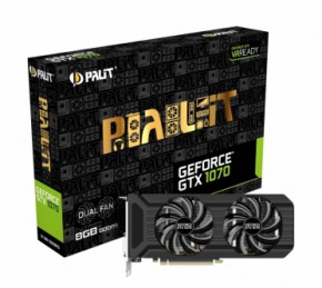  Palit nVidia GTX1070 8GB GTX1070 DUAL 8G GDDR5 (NE51070015P2-1043D) 4