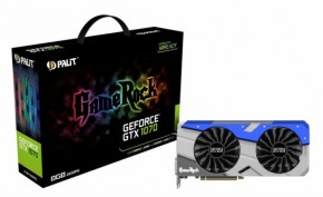  Palit nVidia GTX1070 8GB G-Panel GTX1070 GAMEROCK 8G GDDR5+GPan (NE51070T15P2-1041G-P) 6