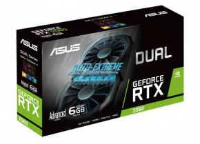  Asus 6Gb DDR6 192Bit PCI-E (DUAL-RTX2060-A6G) 7