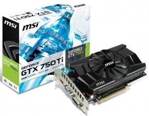  MSI 2Gb DDR5 128Bit N750Ti-2GD5/OCV1 PCI-E 6