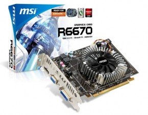   MSI ATI Radeon HD6670 1Gb GDDR5 (800/4000) (R6670-MD1GD5) (0)