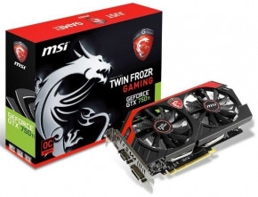  MSI nVidia GTX750Ti  N750Ti TF 2GD5 OCV1 6