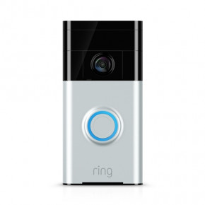  Ring Doorbell Wi-Fi Smart Video Nickel